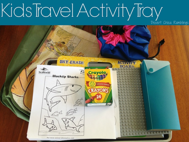 Kids Travel Activity Tray