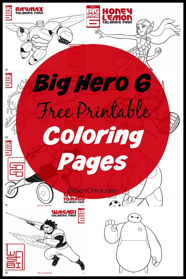 Big Hero 6 printable Coloring Pages