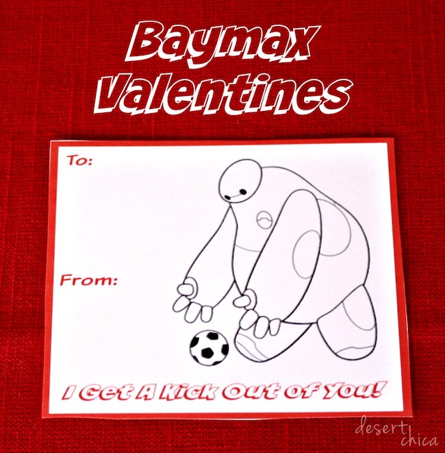 Baymax valentines soccer