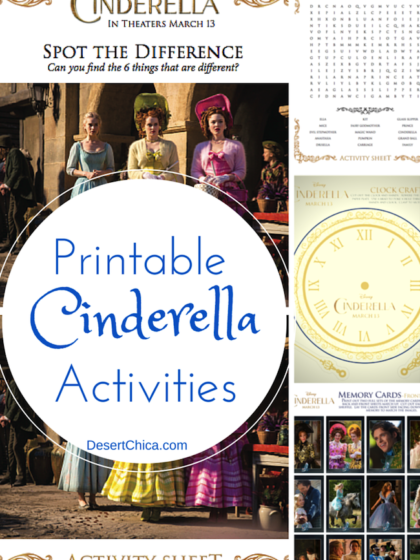 Cinderella Printable Activites