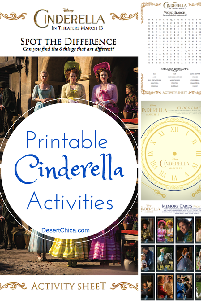 Printable Cinderella Activites