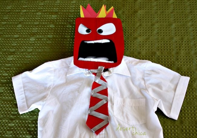 DIY Anger from Inside Out Halloween Costume