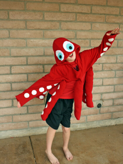 red octopus costume