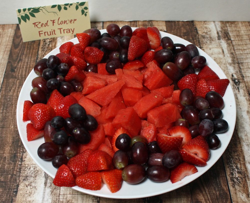 flower fruit tray