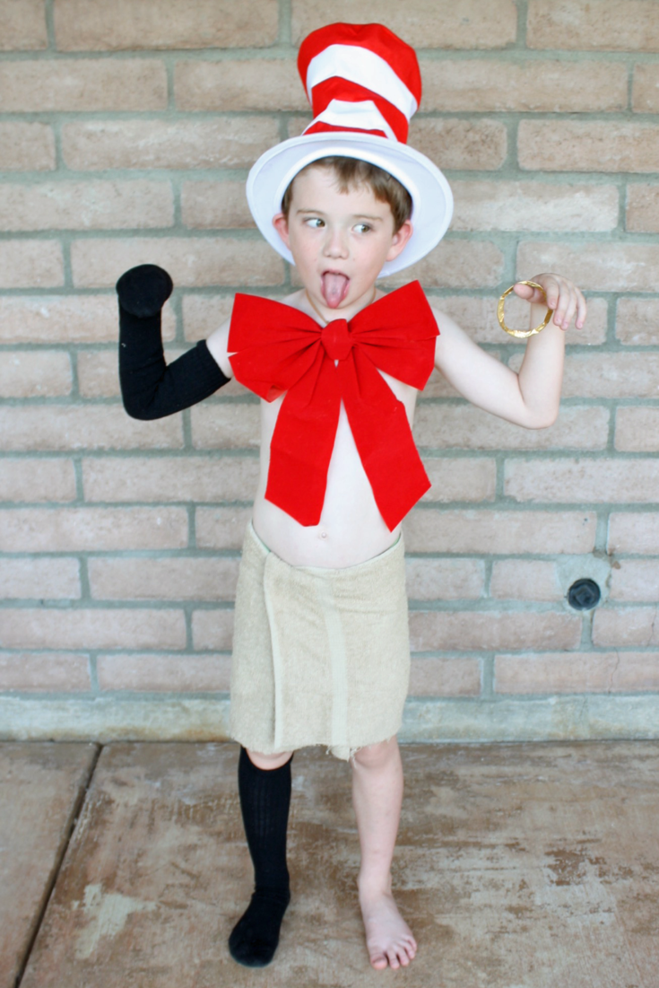 Lord of the hat from the creature in my closet book character series is a fun book character costume idea for students