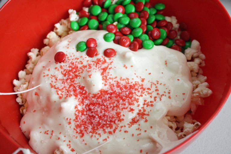 Peppermint Popcorn Balls Desert Chica