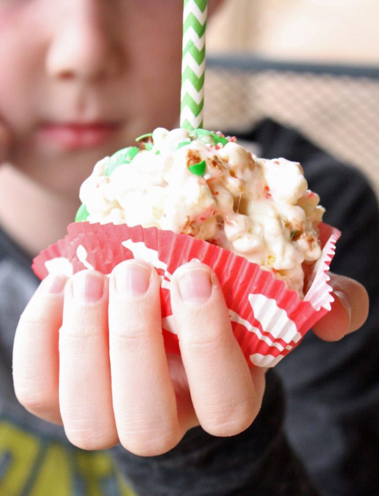 Peppermint Popcorn Balls Desert Chica