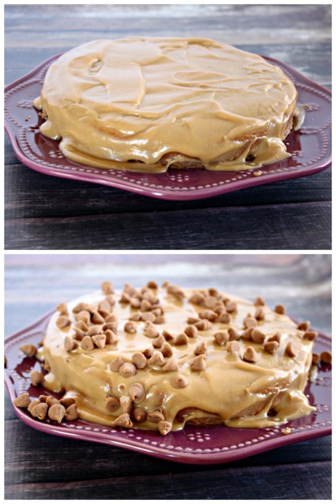 Triple Peanut Butter Cake GlutenFree Peanut Butter Cake Desert Chica