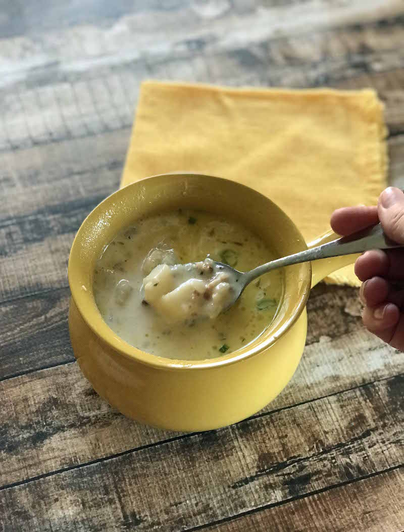 Easy Instant Pot Potato Soup