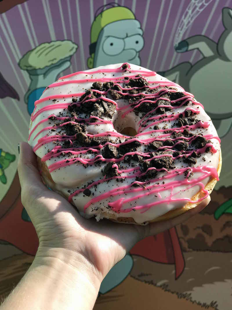 4 Reasons Universal Studios Hollywood Is Better Than Universal Orlando - Variety of Large Lad Donuts at Universal Studios Hollywood