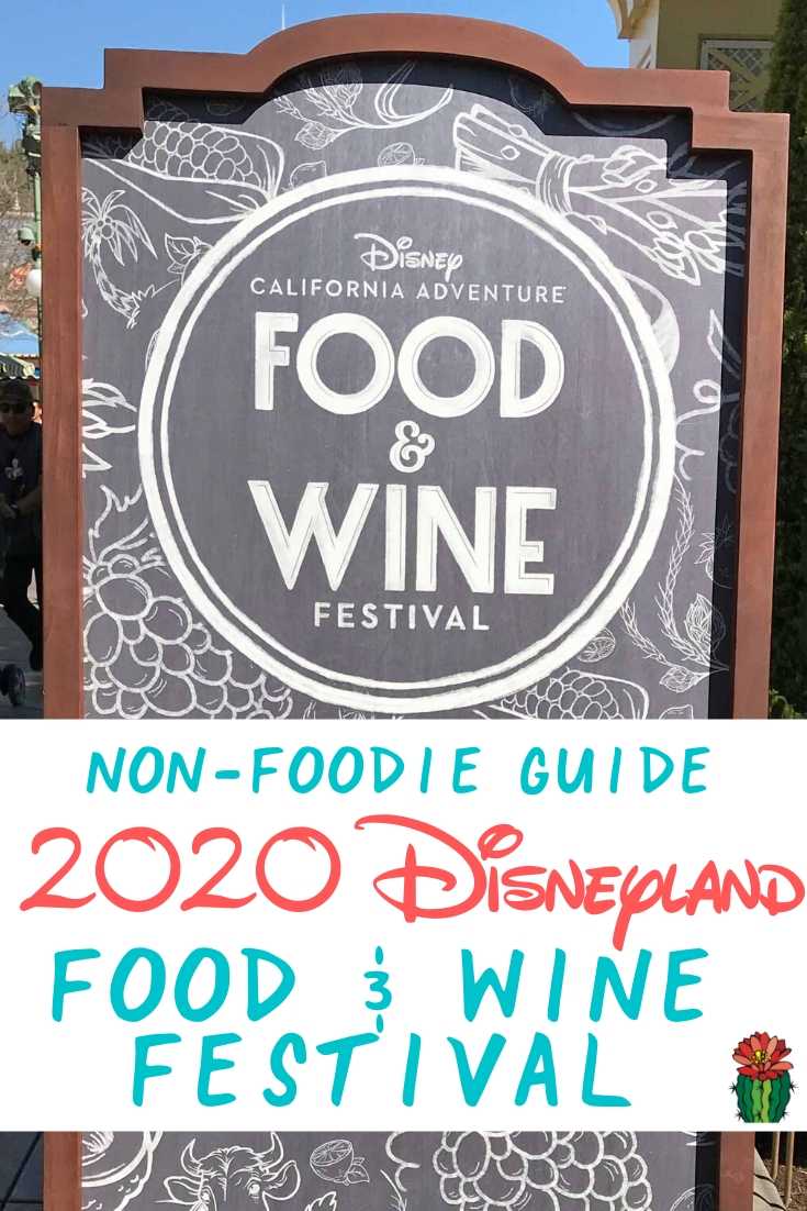 Disneyland Food and Wine Festival Sign