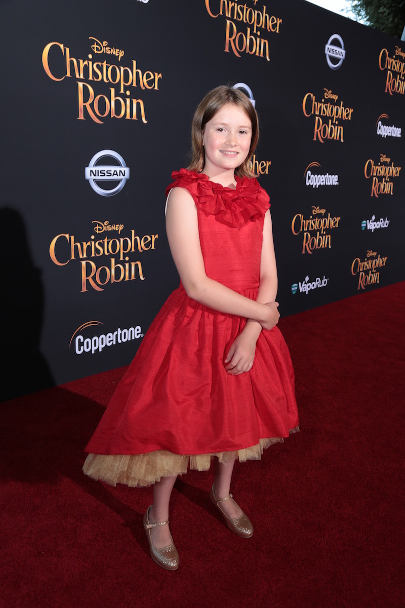 Bronte Carmichael at the Christopher Robin Red Carpet Premiere