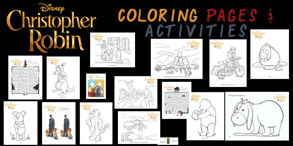 Printable Christopher Robin Coloring Pages and Activities 