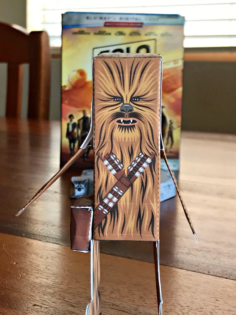 Free Chewbacca Star Wars Paper Craft printable