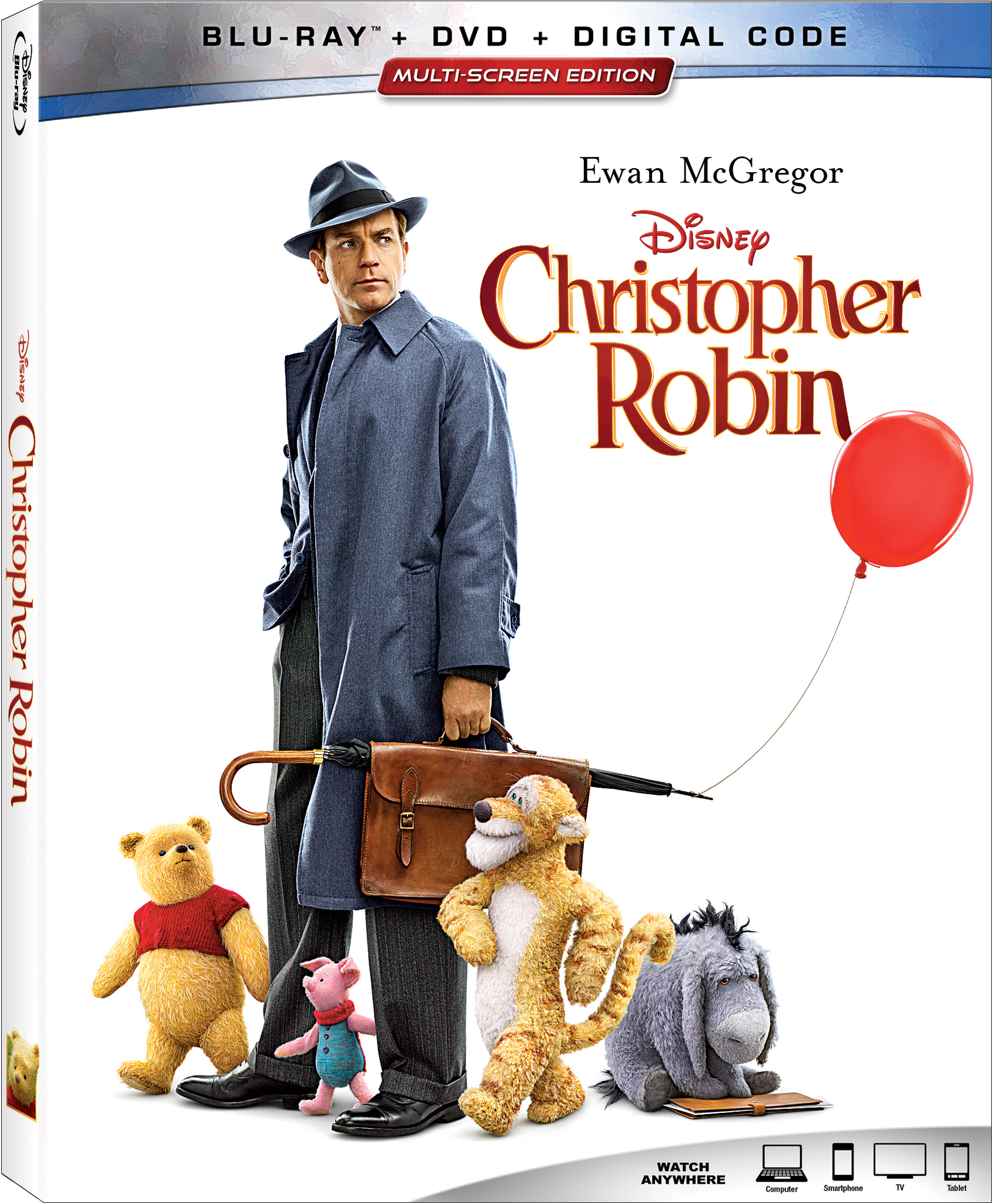 Watch the Christopher Robin DVD during a Winnie the Pooh party