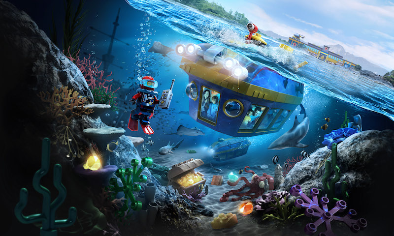LEGOLAND Lego City Deep Sea Adventure submarine ride
