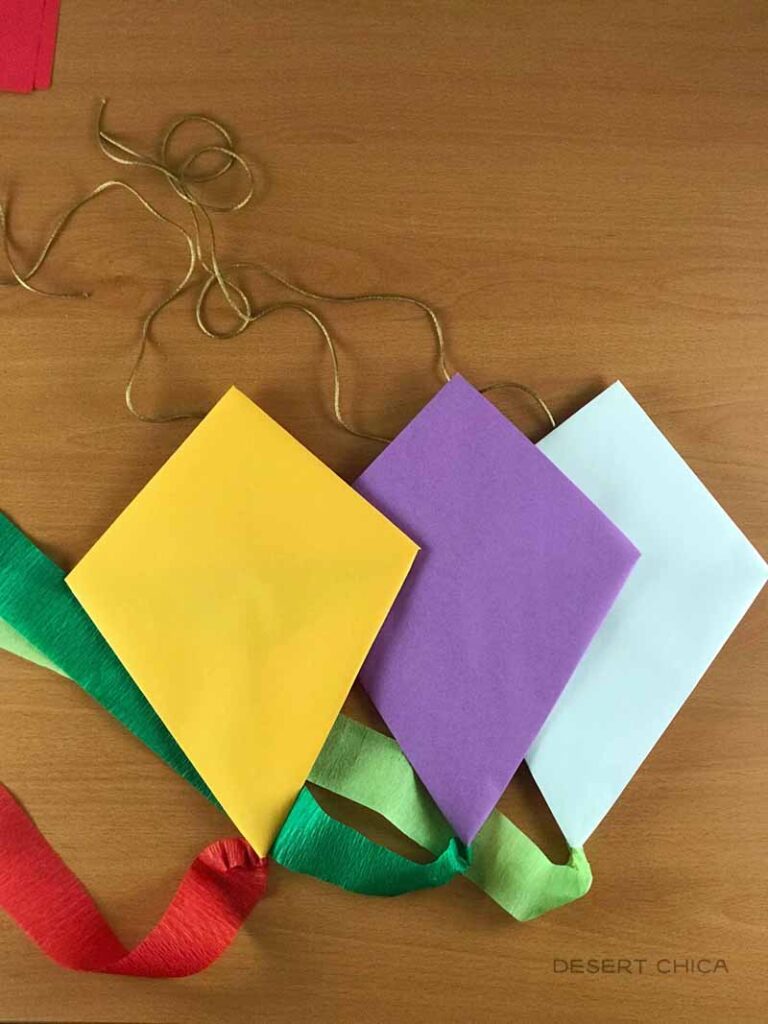 Mary Poppins Kite Craft for a party activity or DIY party decor