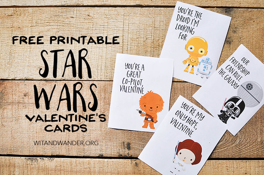 20+ Printable Star Wars Valentines - Desert Chica