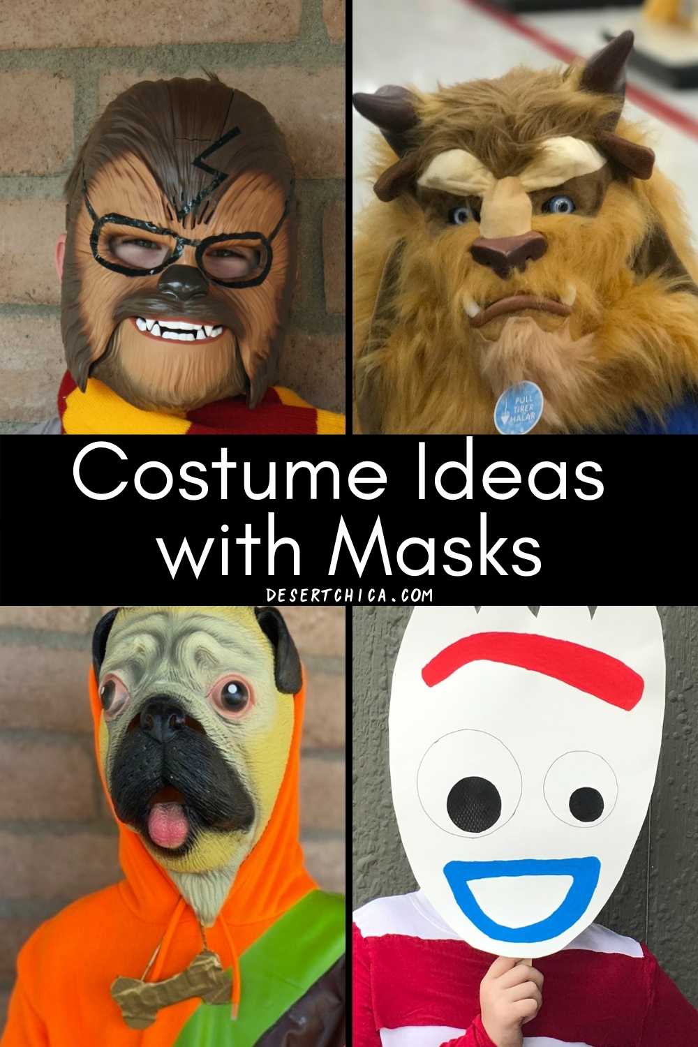 Halloween costume masks
