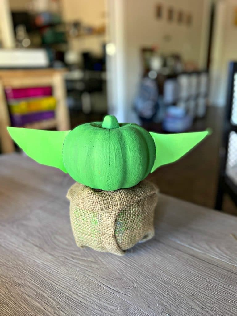 Baby Yoda Pumpkin