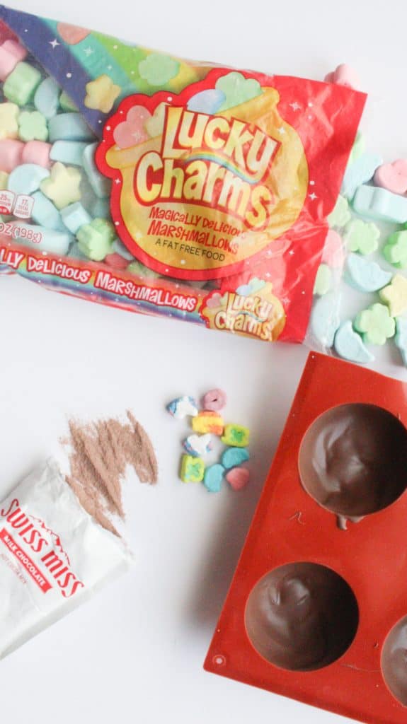 Lucky Charms Hot Cocoa Bombs are magically delicious Desert Chica