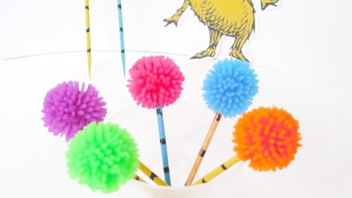 Image for Dr. Seuss Craft: Truffula Tree Cupcake Toppers
