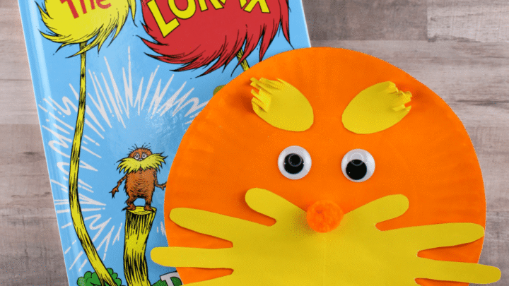 Image for How To Create The Lorax Inspired Hand Print Craft