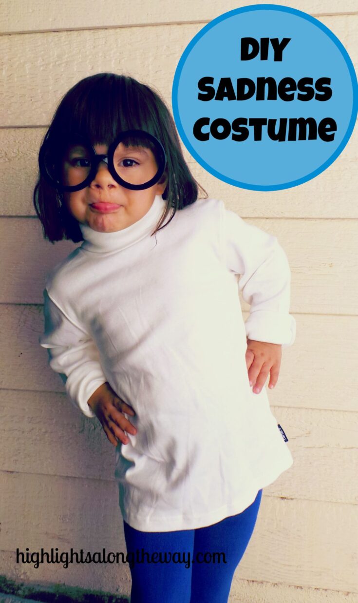 Image for Sadness Costume, DIY Sadness costume from Inside Out