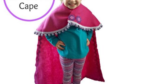 Image for Frozen Anna Cape (No Sew)