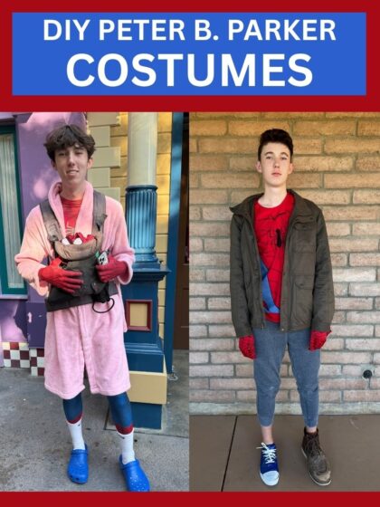 Pink robe Peter B. Parker and Green Jacket Peter B. Parker Costume